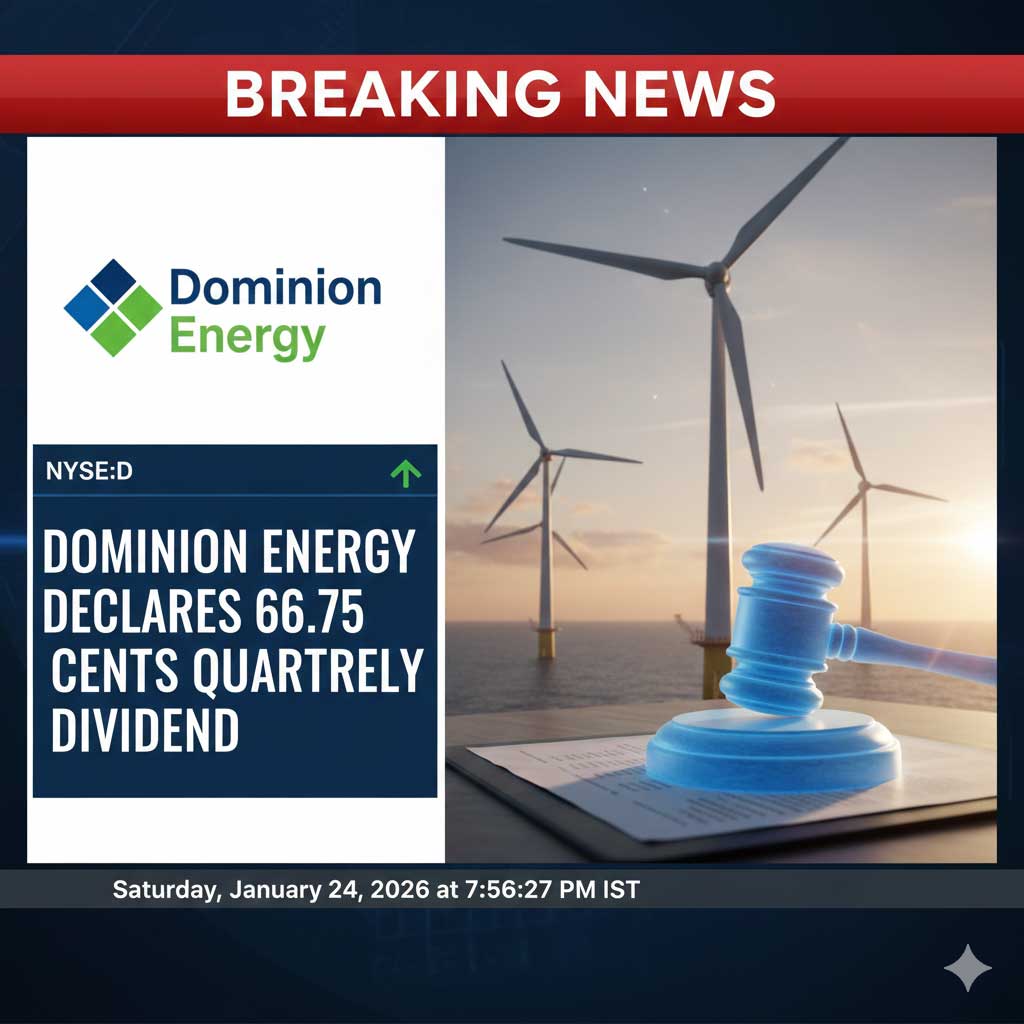 DOMINION ENERGY DECLARES DIVIDEND: Utility Giant Reinforces Shareholder Value Amid Offshore Wind Legal Victory