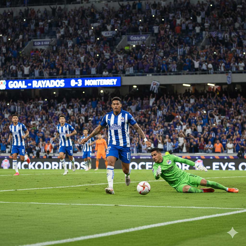 Rayados Dominate in Mazatlán as Anthony Martial Nets Maiden Mexican Goal