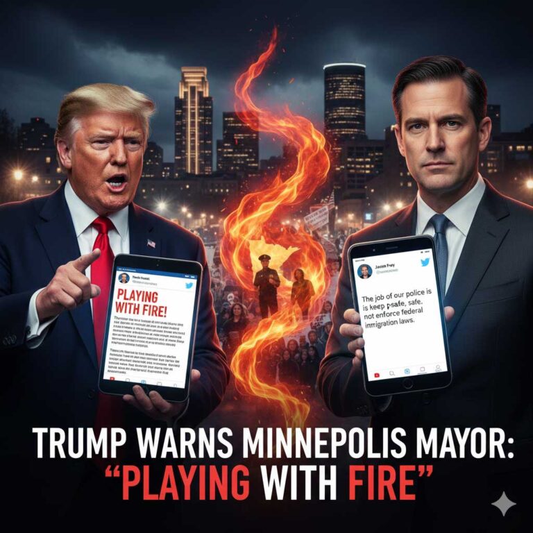 trump warn mayor minneapoli