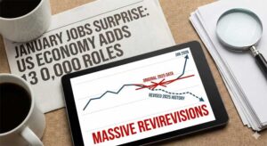 January Jobs Surprise: US Economy Adds 130,000 Roles, Defying Gloom, But Massive Revisions Rewrite 2025 History