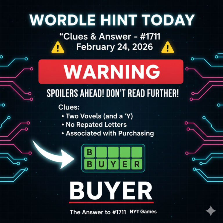 WORDLE HINT TODAY , CHECK O