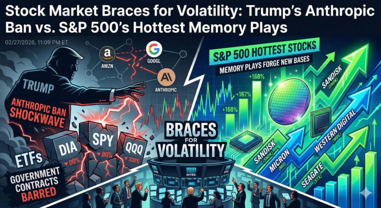 Dow Futures Open: Stock Market Braces for Volatility: Trump’s Anthropic Ban vs. S&P 500’s Hottest Memory Plays