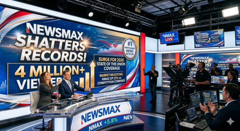 Newsmax Shatters Records: 4 Million+ Viewers Surge to Network for 2026 State of the Union Coverage