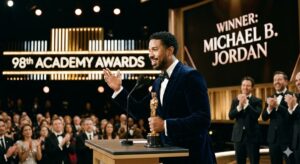 Oscars 2026 Winners List, Michael B. Jordan Best Actor, 98th Academy Awards Full Results: Paul Thomas Anderson’s ‘One Battle After Another’ Dominates the Night