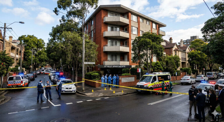 Tragedy in Potts Point: Armed Man Shot Dead by Police Following Violent Assault on Two Women