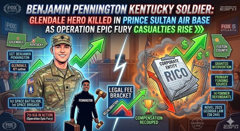 Benjamin Pennington Kentucky Soldier: Glendale Hero Killed in Prince Sultan Air Base Attack as Operation Epic Fury Casualties Rise