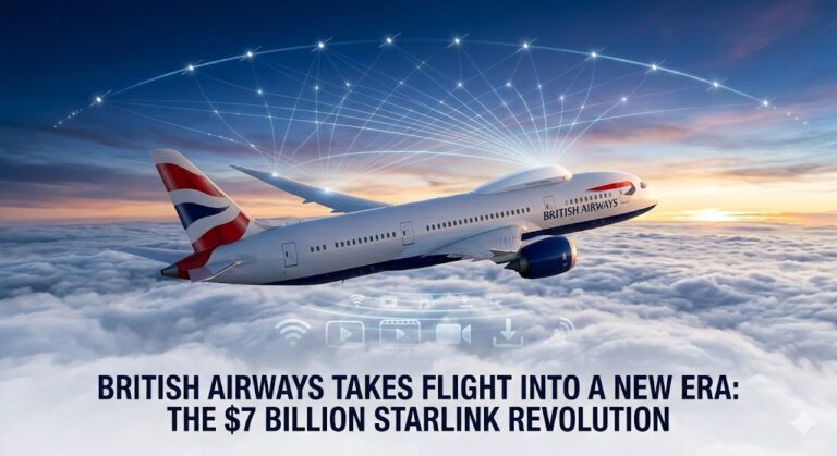 British Airways Takes Flight into a New Era: The $7 Billion Starlink Revolution