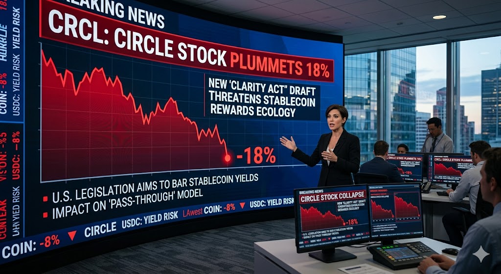 Circle Stock Plummets 18