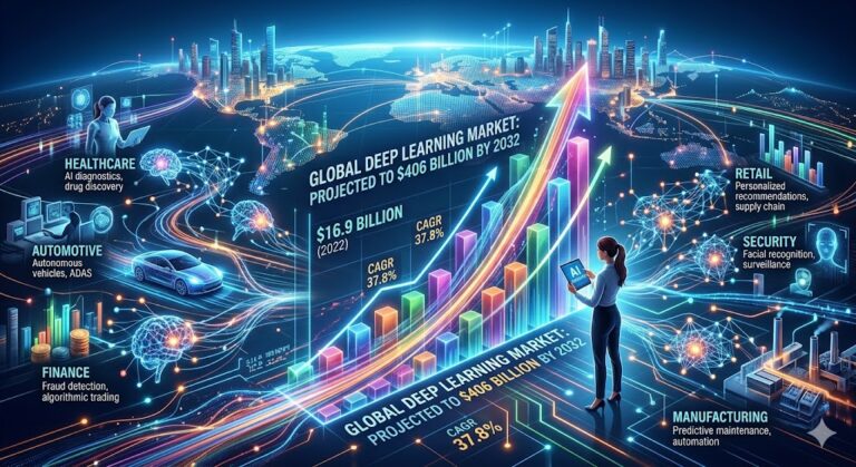 Deep Learning Market Revolution: Global Industry Projected to Skyrocket to $406 Billion by 2032