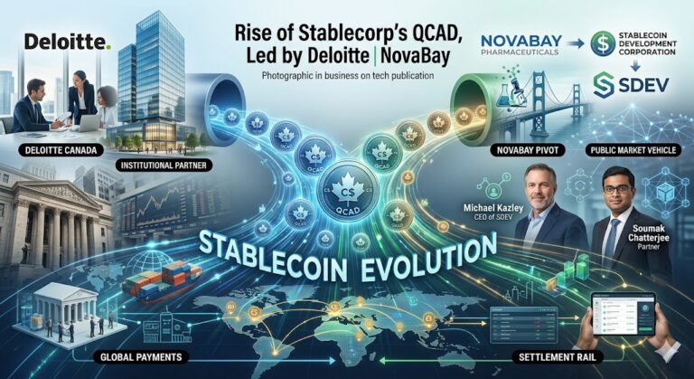 Deloitte & NovaBay Lead the Charge: Stablecoin Evolution and the Rise of Stablecorp’s QCAD