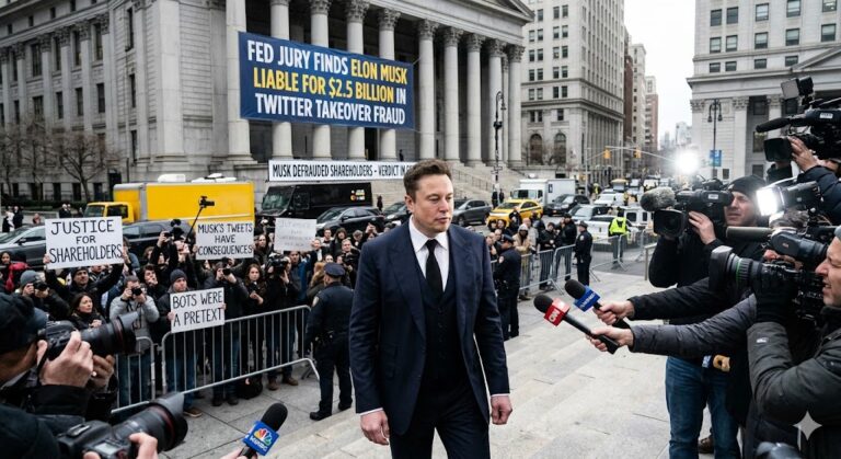 Elon Musk Found Liable for $2.5 Billion in Twitter Takeover Fraud Trial