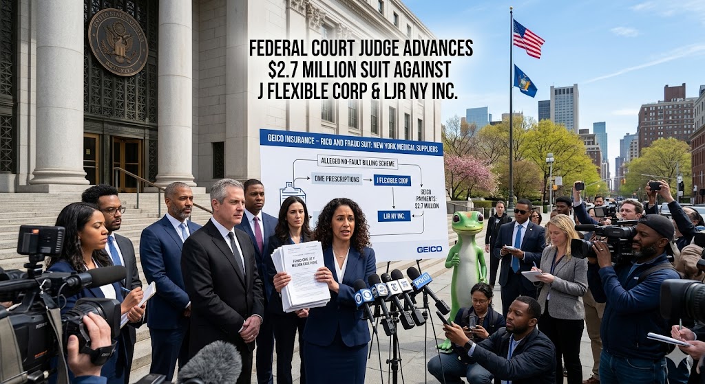 GEICO Insurance: Federal Judge Advances $2.7 Million RICO and Fraud Suit Against New York Medical Suppliers