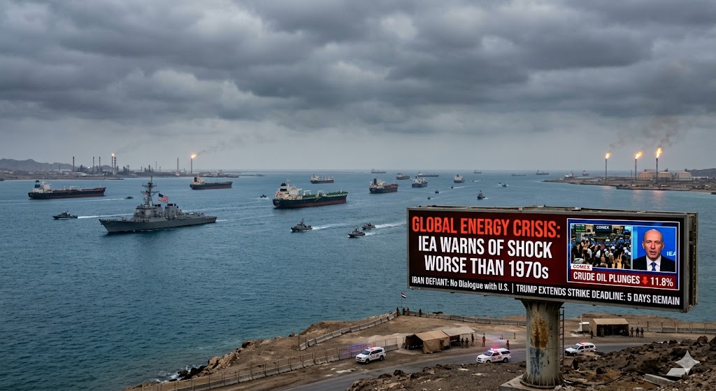 Iran Remains Defiant as IEA Warns of Shock Worse than 1970s Trump Extends Strike Deadline