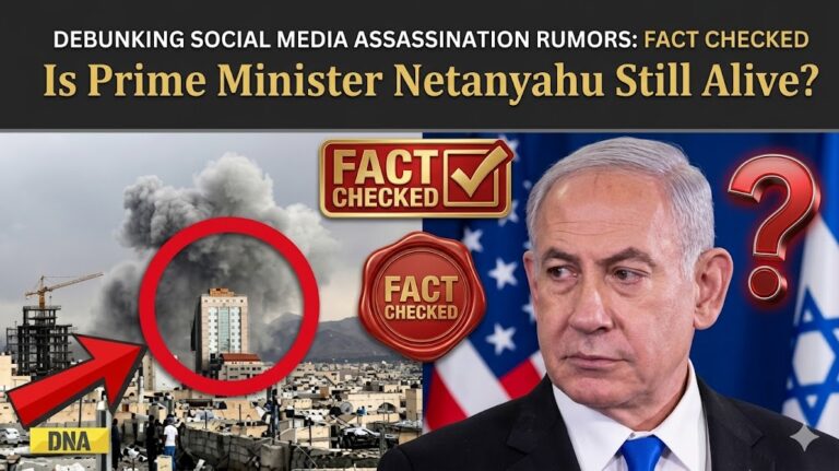 Is Netanyahu Alive? Latest Update: Israel Rejects Assassination Rumors Amid IRGC Vows to Kill Prime Minister