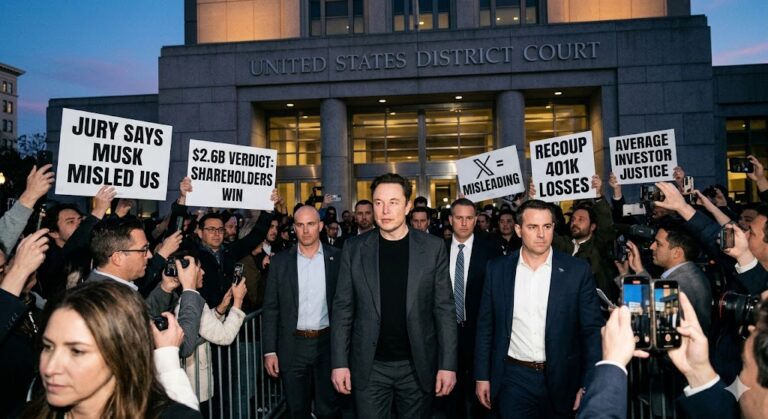Jury Rules Elon Musk Misled Investors in $44 Billion Twitter Takeover: $2.6 Billion Verdict Issued