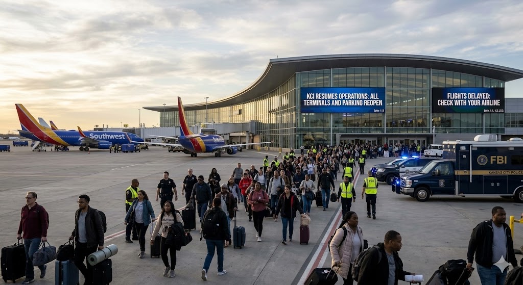 Kansas City International Airport Resumes Operations After Major Security Evacuation