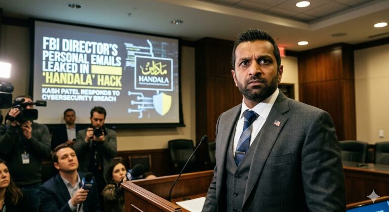 Kash Patel: FBI Director’s Personal Emails Leaked in Handala Hack