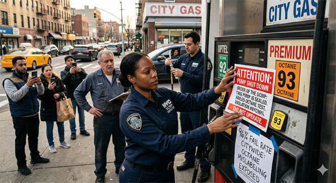 96% FAIL RATE: NEW YORK CITY GAS STATIONS EXPOSED FOR PREDATORY FUEL QUALITY AND OCTANE MISLABELING