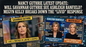 Nancy Guthrie Case Update: Will Savannah Guthrie Sue Ashleigh Banfield? Megyn Kelly Breaks Down the "Livid" Response 2 Nancy Guthrie Case Update: Will Savannah Guthrie Sue Ashleigh Banfield? Megyn Kelly Breaks Down the “Livid” Response