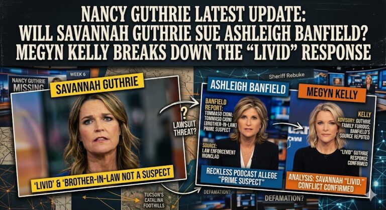 Nancy Guthrie Case Update: Will Savannah Guthrie Sue Ashleigh Banfield? Megyn Kelly Breaks Down the “Livid” Response