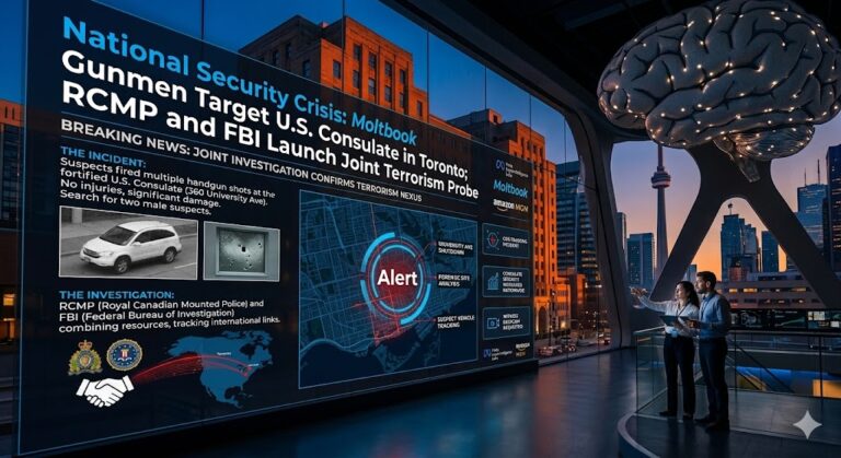 National Security Crisis: Gunmen Target U.S. Consulate in Toronto; RCMP and FBI Launch Joint Terrorism Probe
