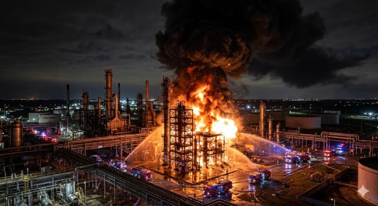 Port Arthur Refinery Crisis: Explosion and Fire at Valero’s Diesel Hydrotreater Unit