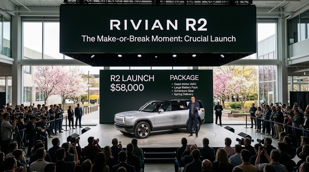 The Make-or-Break Moment: Rivian Set to Launch Crucial R2 EV with $58,000 ‘Launch Package’ this Spring