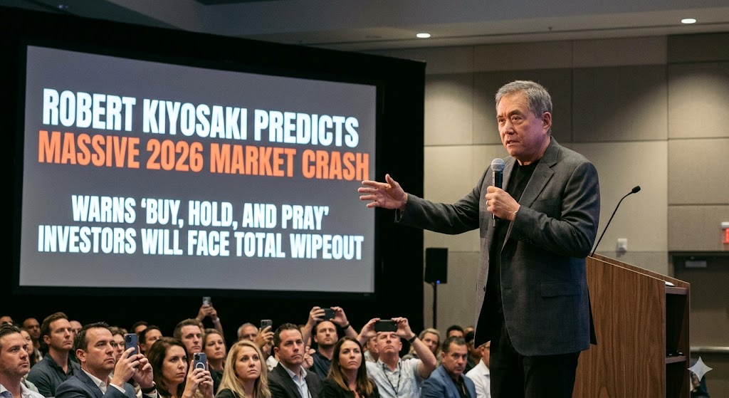 Robert Kiyosaki Predicts Massive 2026 Market Crash Warns