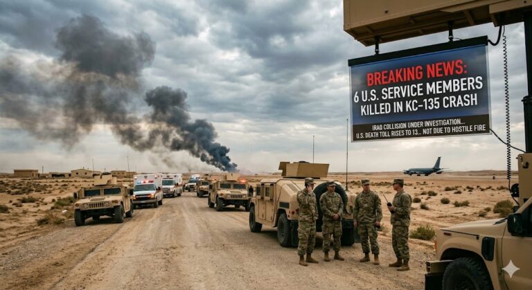 BREAKING: Six U.S. Service Members Killed in Iraq Tanker Crash; U.S. Death Toll Rises