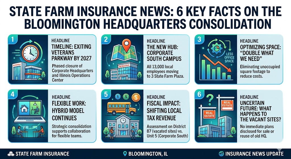 State Farm Insurance: Consolidating 13,000 Workers in Bloomington