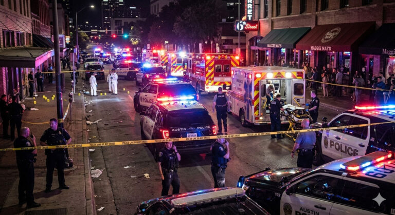 TRAGEDY IN DOWNTOWN AUSTIN: Mass Shooting on Sixth Street Leaves Multiple Dead; Suspect Neutralized by APD