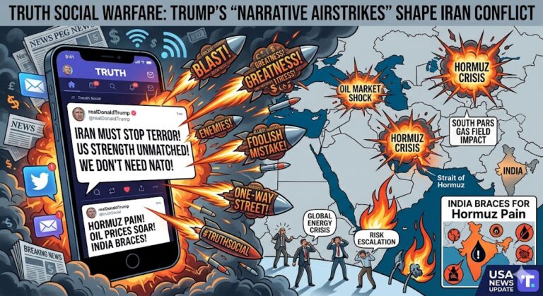 Truth Social Warfare: How Donald Trump’s “Narrative Airstrikes” are Shaping the Iran Conflict