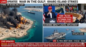 US Strikes Kharg Island Military Assets: Trump Warns Iran Over “Crown Jewel” Oil Hub