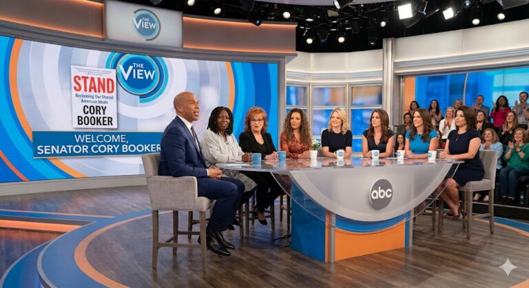Cory Booker Welcomes The View Today, Talks ‘Stand’ and Hot Topics