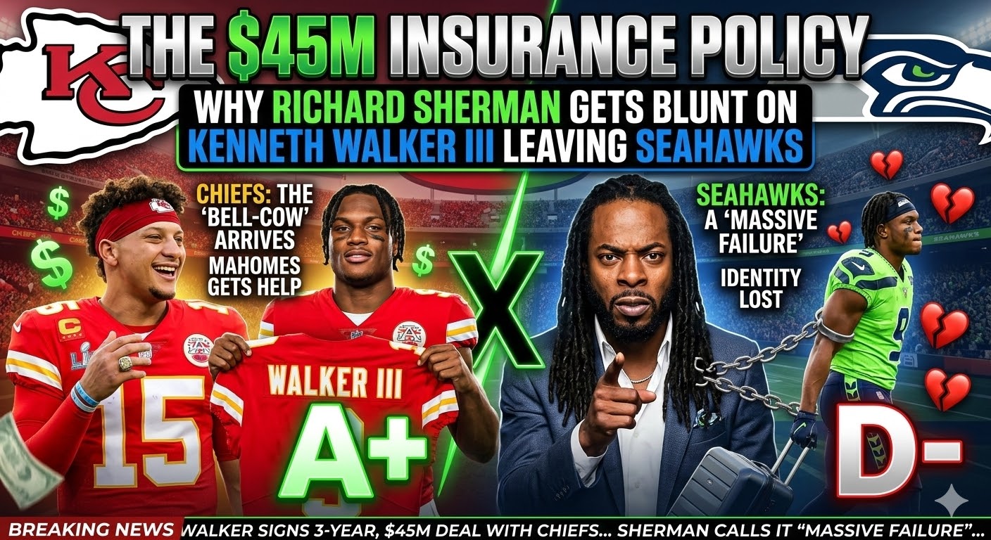 Why Richard Sherman Gets Blunt on Kenneth Walker III Leaving Seahawks