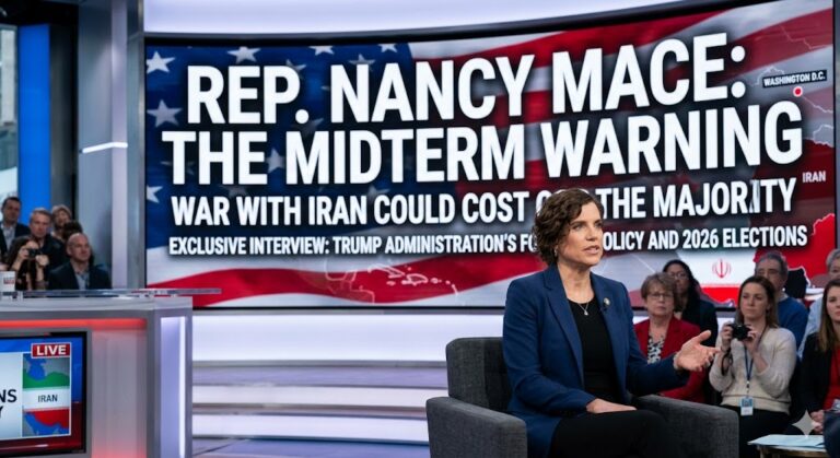 The Midterm Warning: Rep. Nancy Mace Cautions War with Iran Could Cost Republicans the Majority