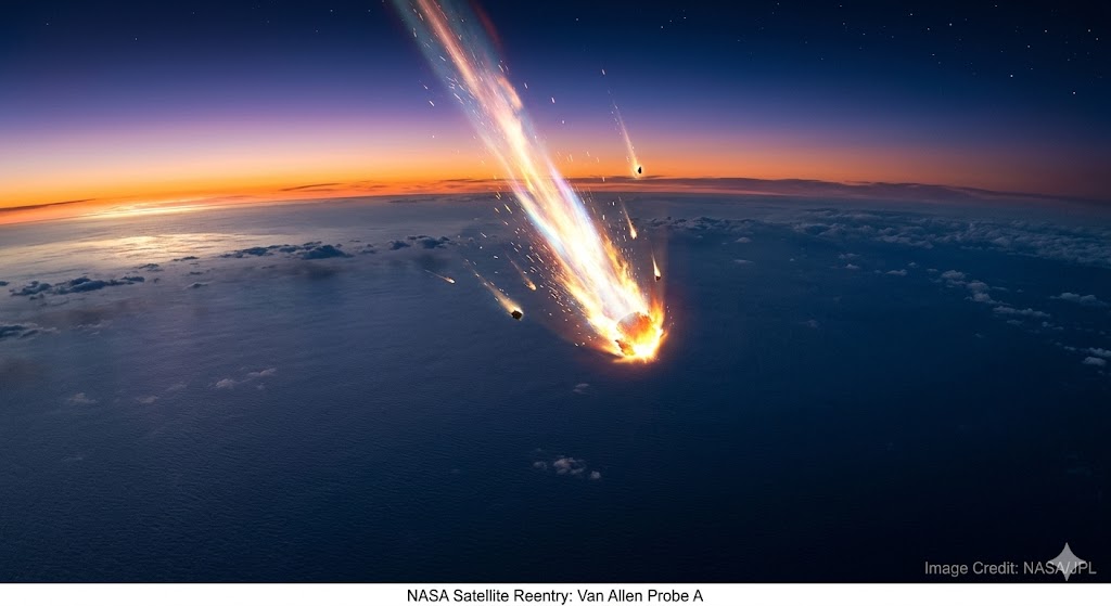 nasa satellite crahses