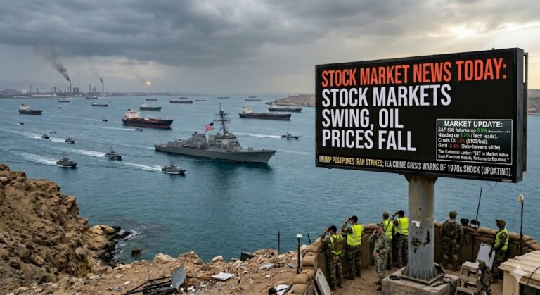 Stock Market News Today: Stock Markets Swing and Oil Prices Fall as Trump Postpones Iran Strikes