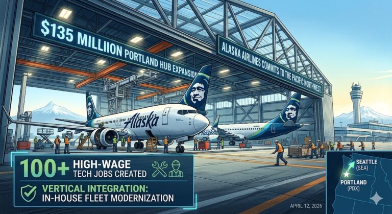 Alaska Airlines Signals Major West Coast Growth with $135 Million