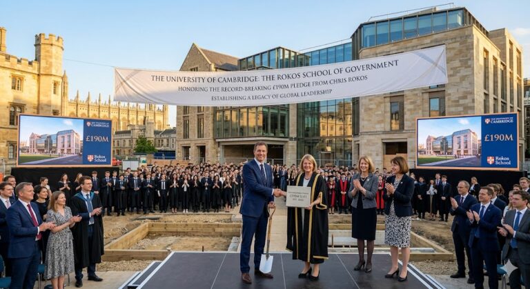 British Billionaire Chris Rokos Pledges Record-Breaking £190m donation to Establish Cambridge School of Government