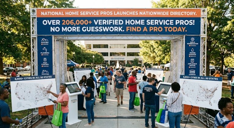 National Home Service Pros Launches Nationwide Directory of 206,000+ Verified Home Service Professionals