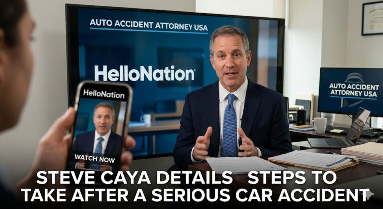 Auto accident attorney USA: In HelloNation, Personal Injury Attorney Steve Caya Details Steps to Take After a Serious Car Accident 16 Personal-Injury-Attorney-St