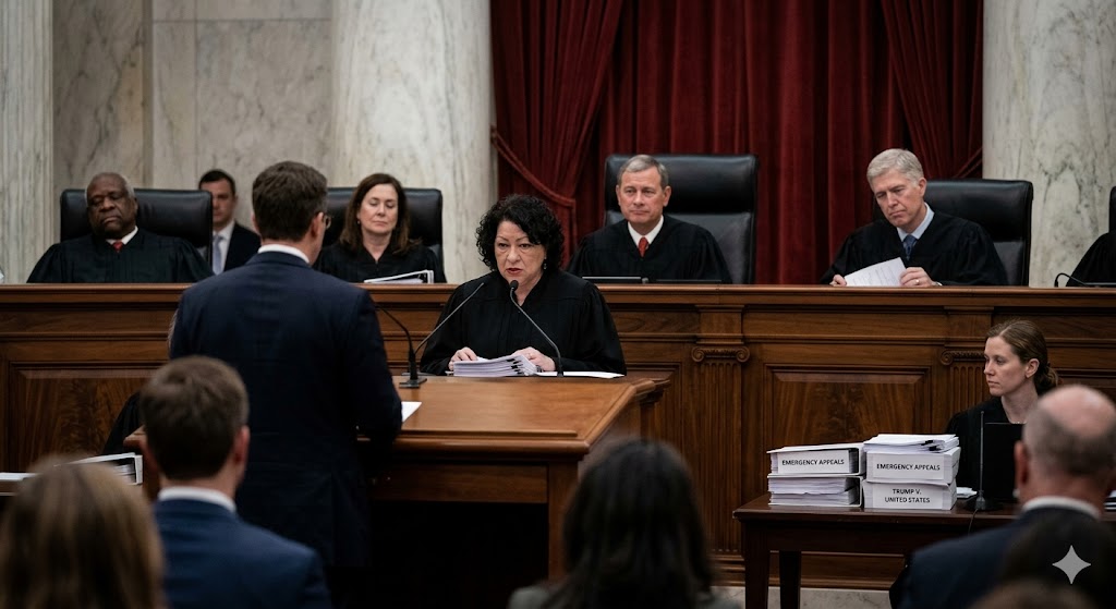 Supreme Court Tensions Rise as Sotomayor Calls Trumps Emergency Appeals ‘Unprecedented