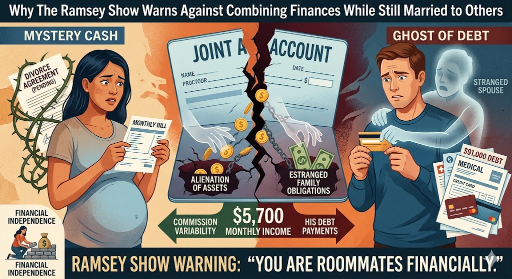 Why The Ramsey Show Warns Against Combining Finances While Still Married to Others