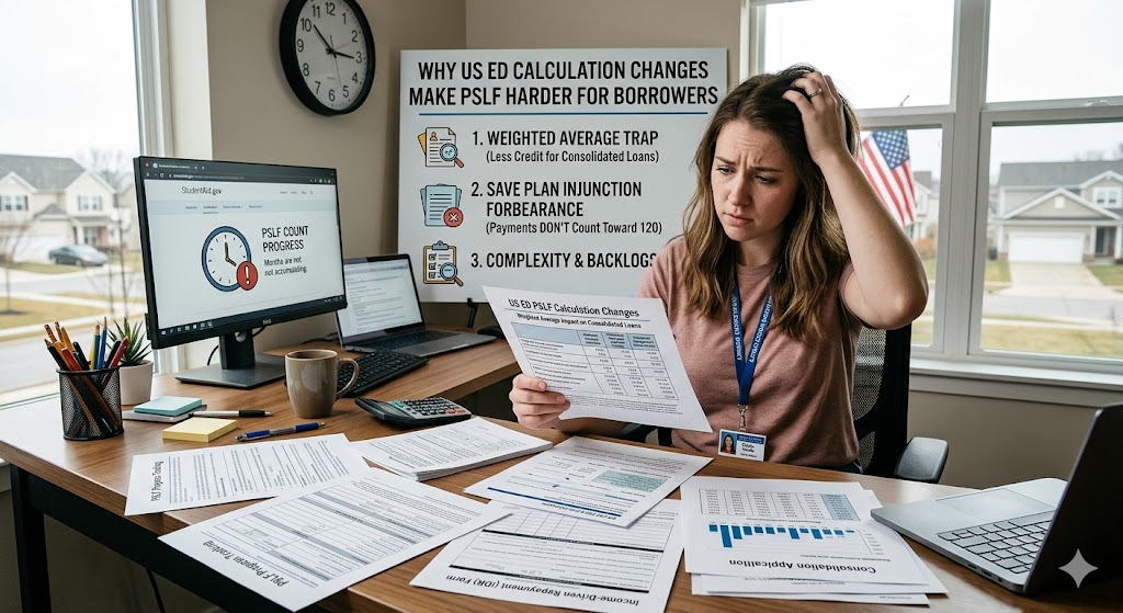 Why USA Education Department Calculation Changes Make Public Service Loan Forgiveness Harder for Borrowers