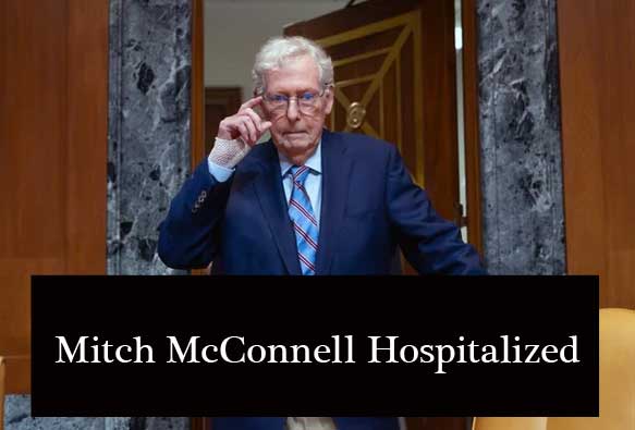 Mitch mcConnell hospitalize-brain dead? and health reports