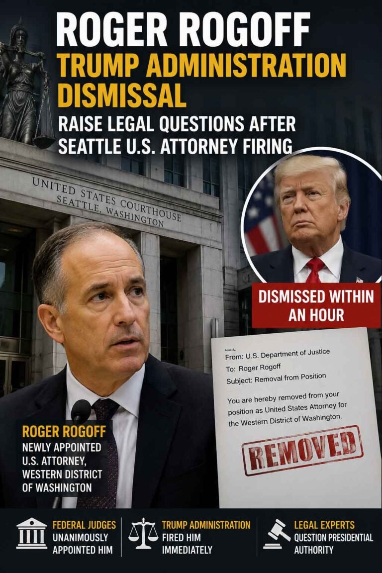 Roger Rogoff trump administration dismissal Why- Read USA news now