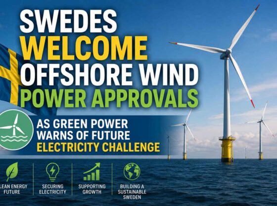 sweden Off shore wind power project approved news usa