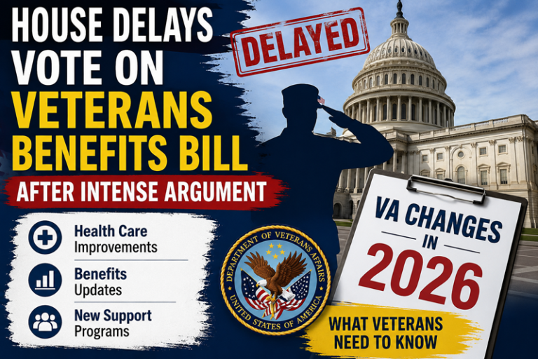 USA veteran benefits bill 2026 latest news