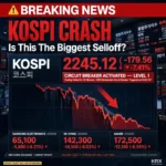 kospi stock index crash spread news and how